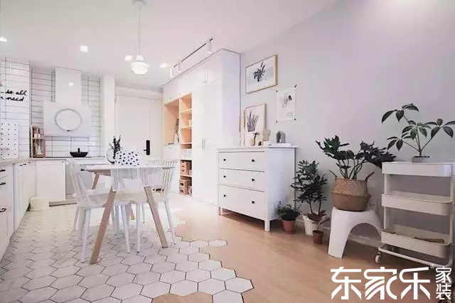 90平米清新風(fēng)格設(shè)計(jì) 看上去更清爽干凈！(附裝修效果圖)